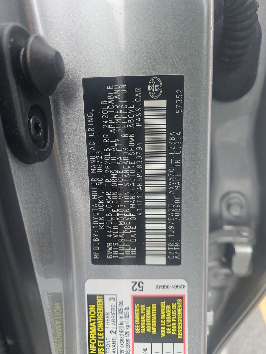 2023 Toyota Camry SE FWD