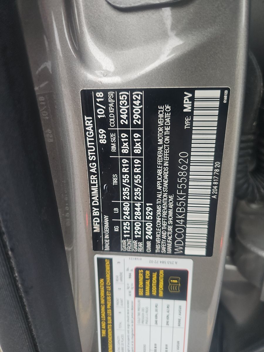 2019 Mercedes-Benz GLC GLC 300 AWD