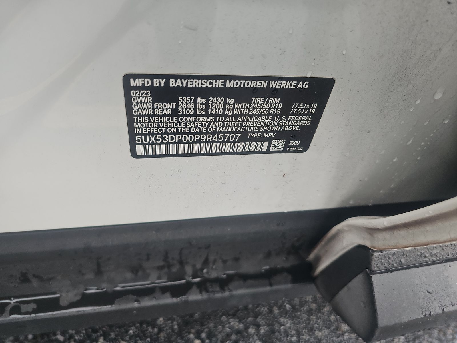 2023 BMW X3 xDrive30i AWD