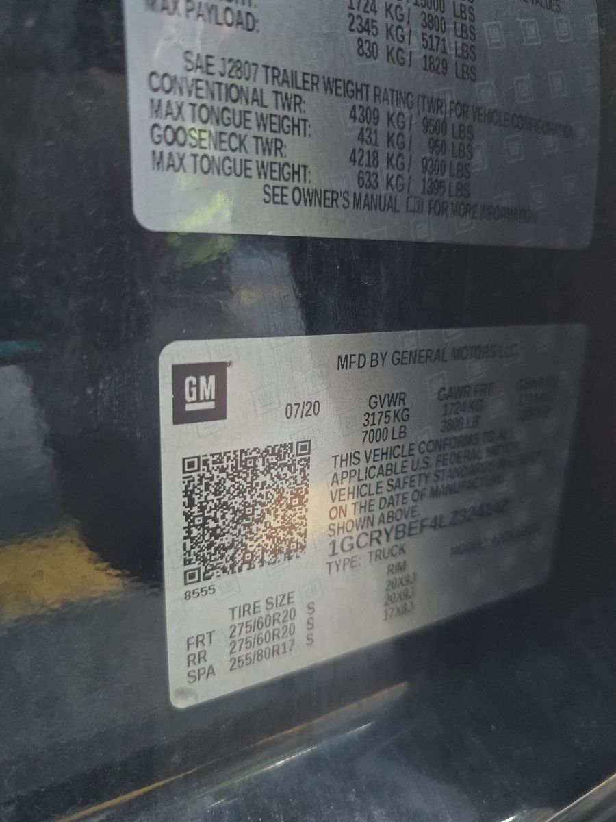 2020 Chevrolet Silverado 1500 Custom AWD