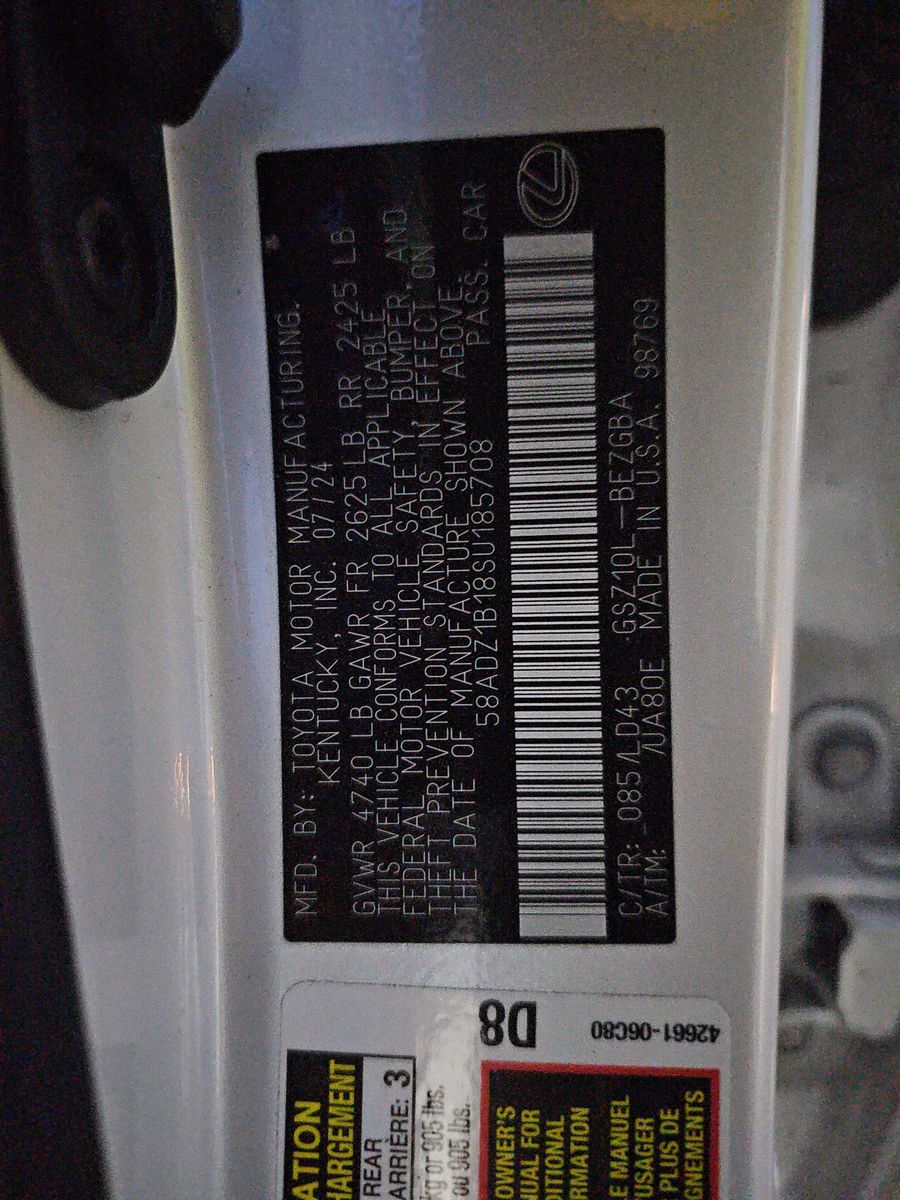 2025 Lexus ES ES 350 FWD