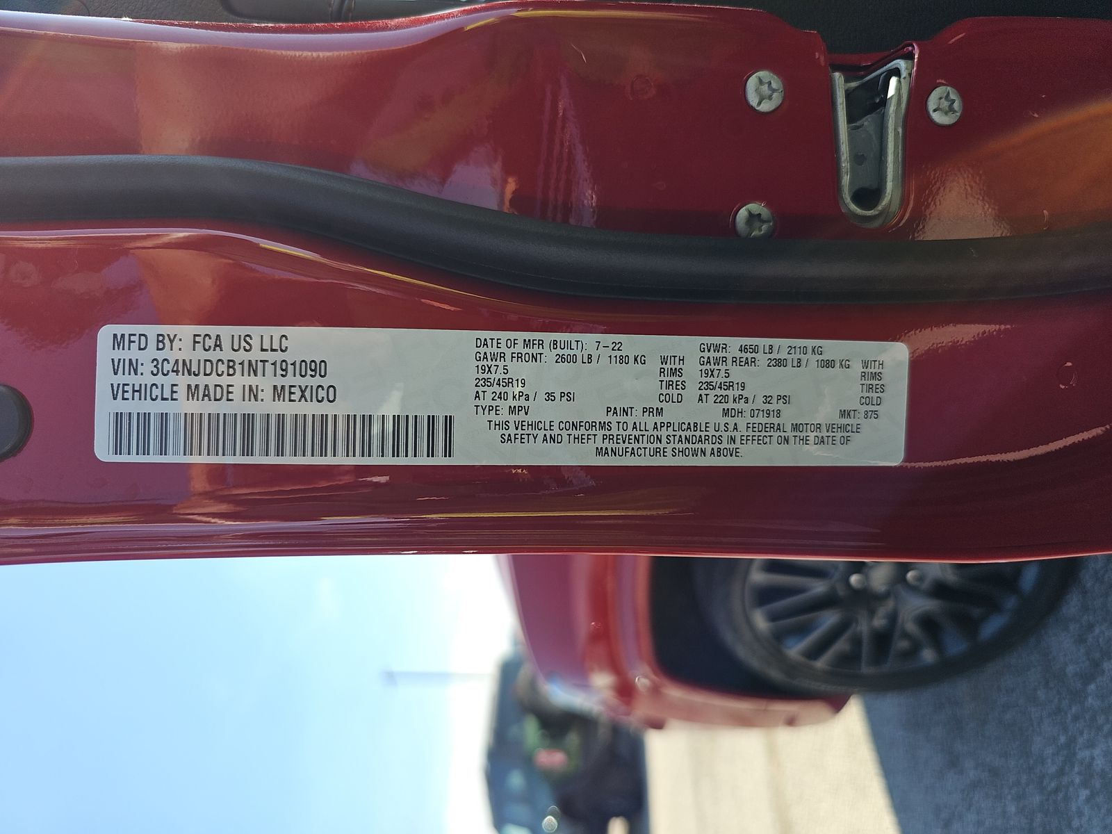 2022 Jeep Compass Limited Red Edition AWD