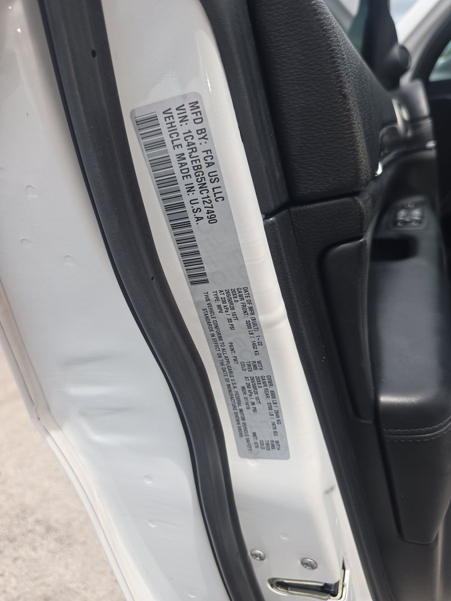 2022 Jeep Grand Cherokee Limited RWD