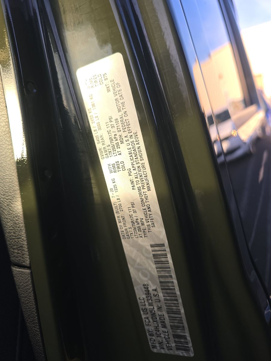 2020 Jeep Wrangler Unlimited Sport Willys Edition AWD