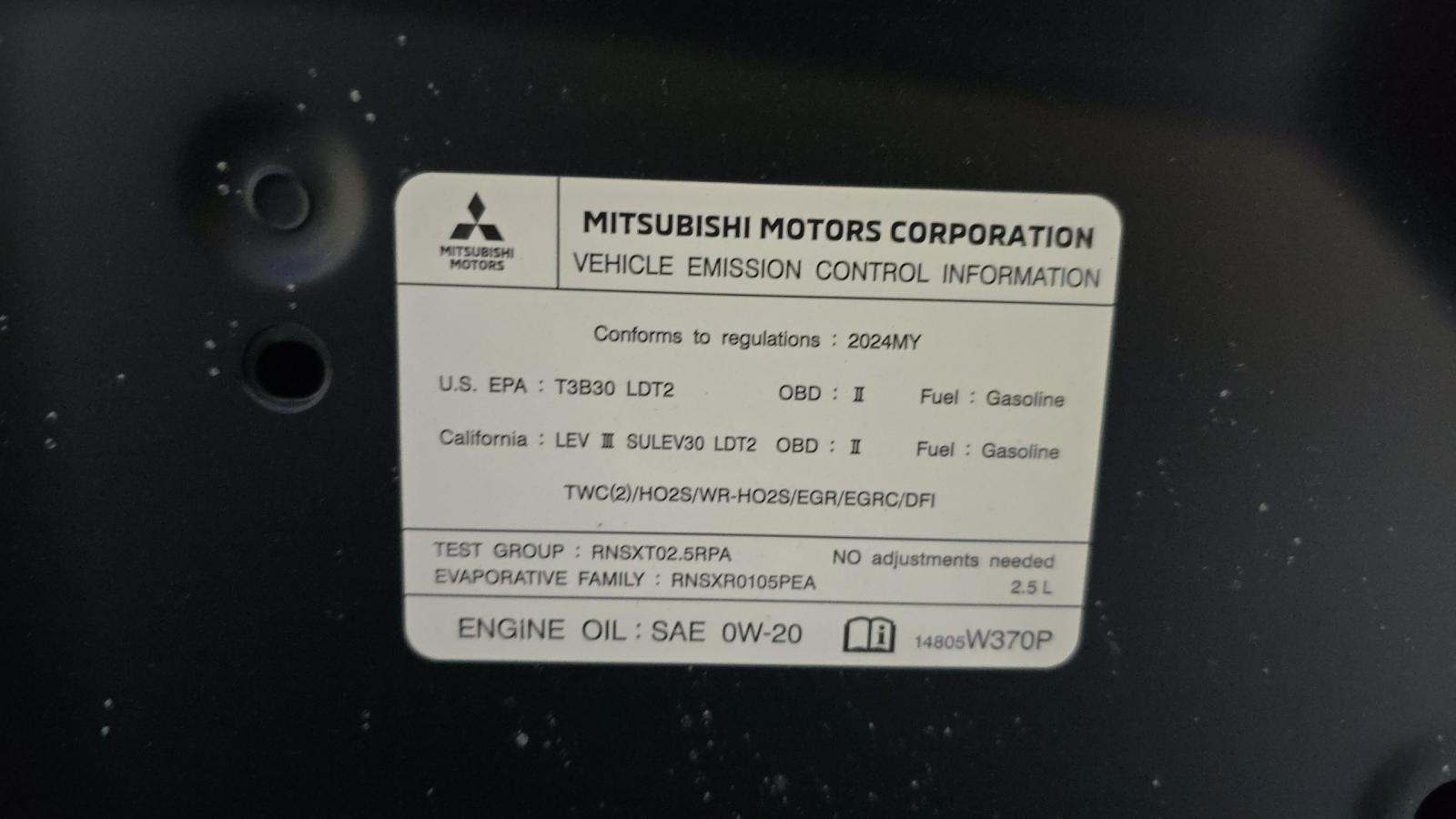 2024 Mitsubishi Outlander SEL FWD