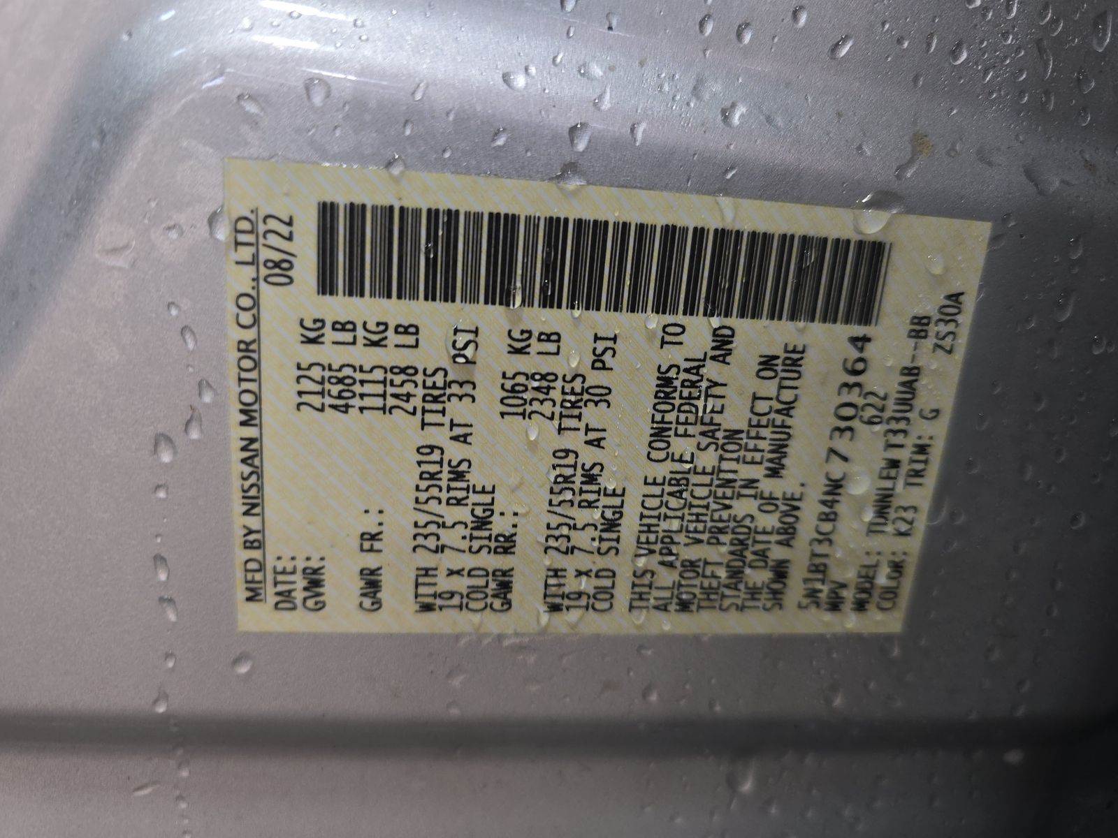 2022 Nissan Rogue SL AWD