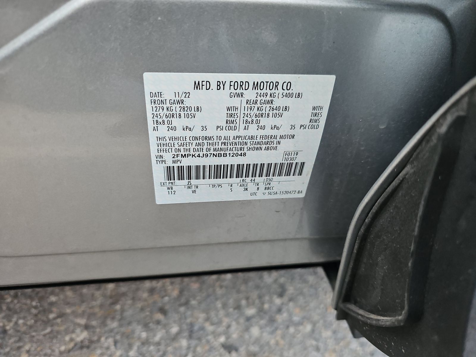 2022 Ford Edge SEL AWD