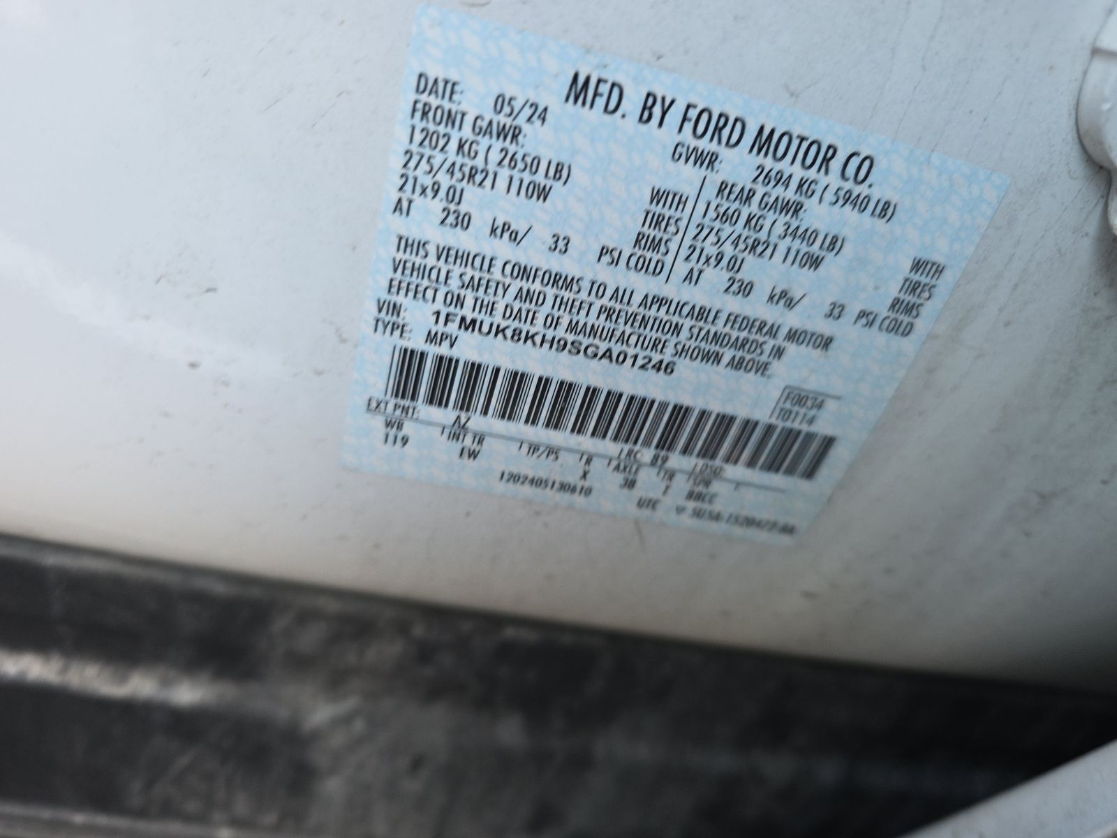 2025 Ford Explorer ST-Line AWD