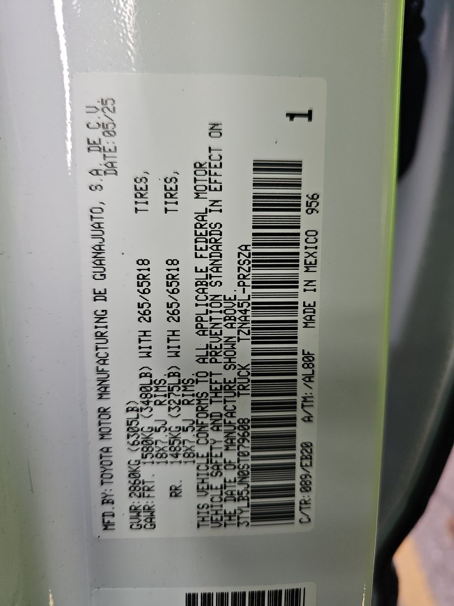 2025 Toyota Tacoma Limited AWD