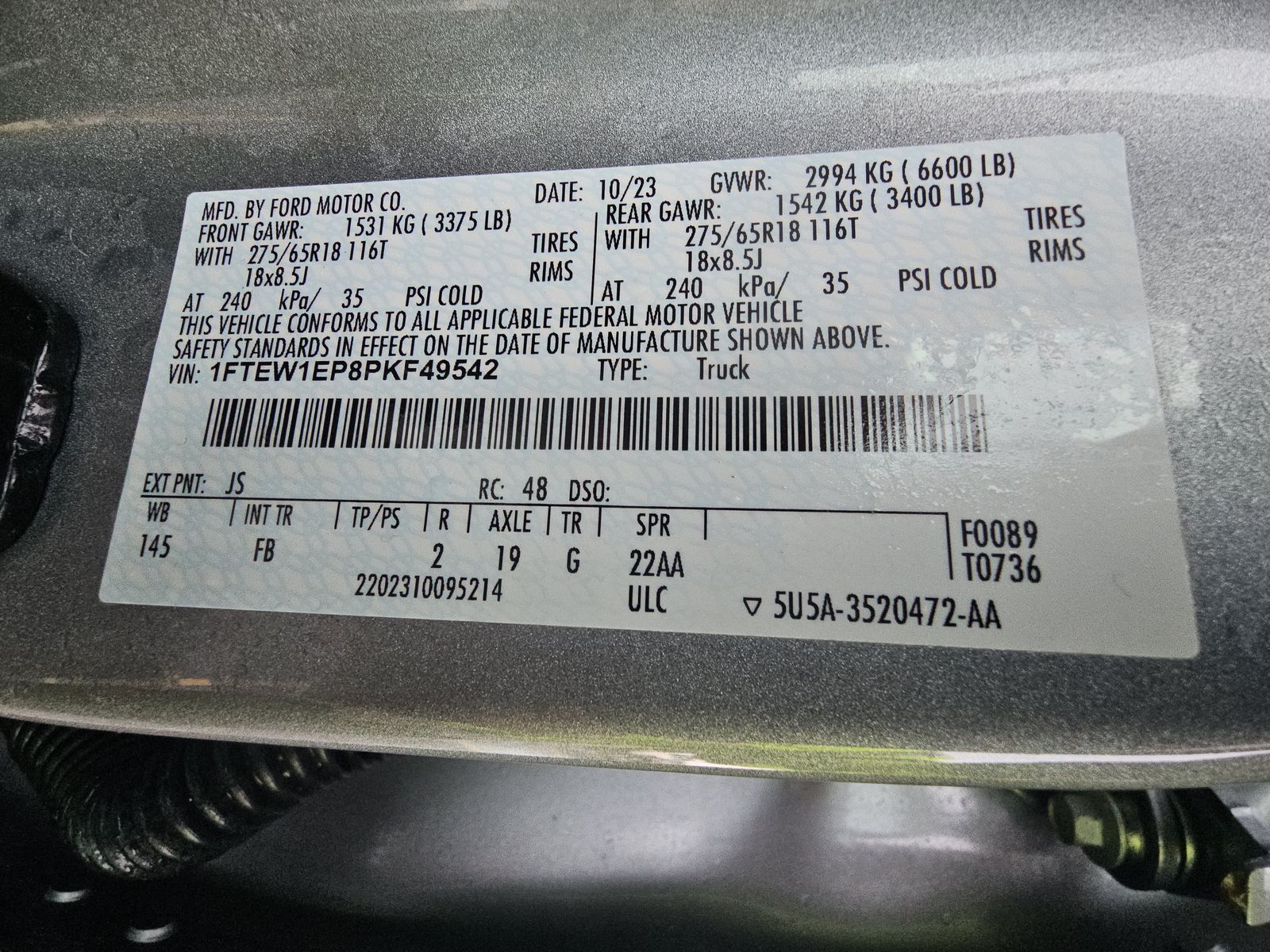 2023 Ford F-150 XLT AWD