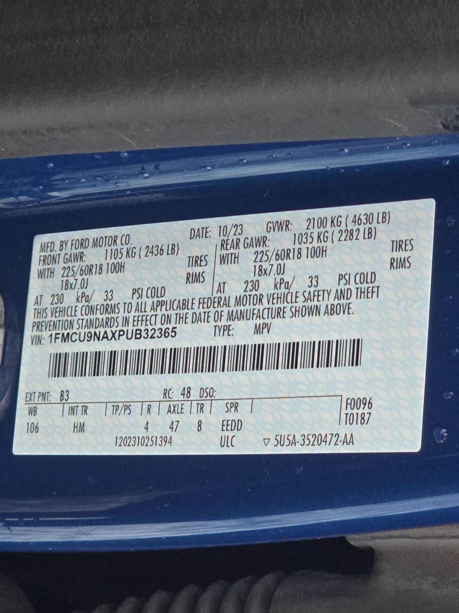 2023 Ford Escape ST-Line Select AWD