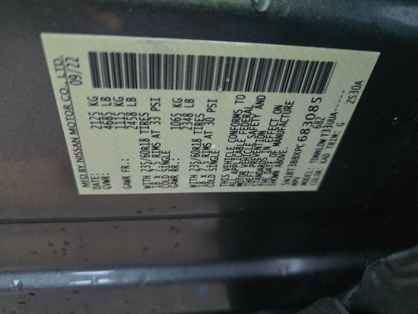 2023 Nissan Rogue SV AWD