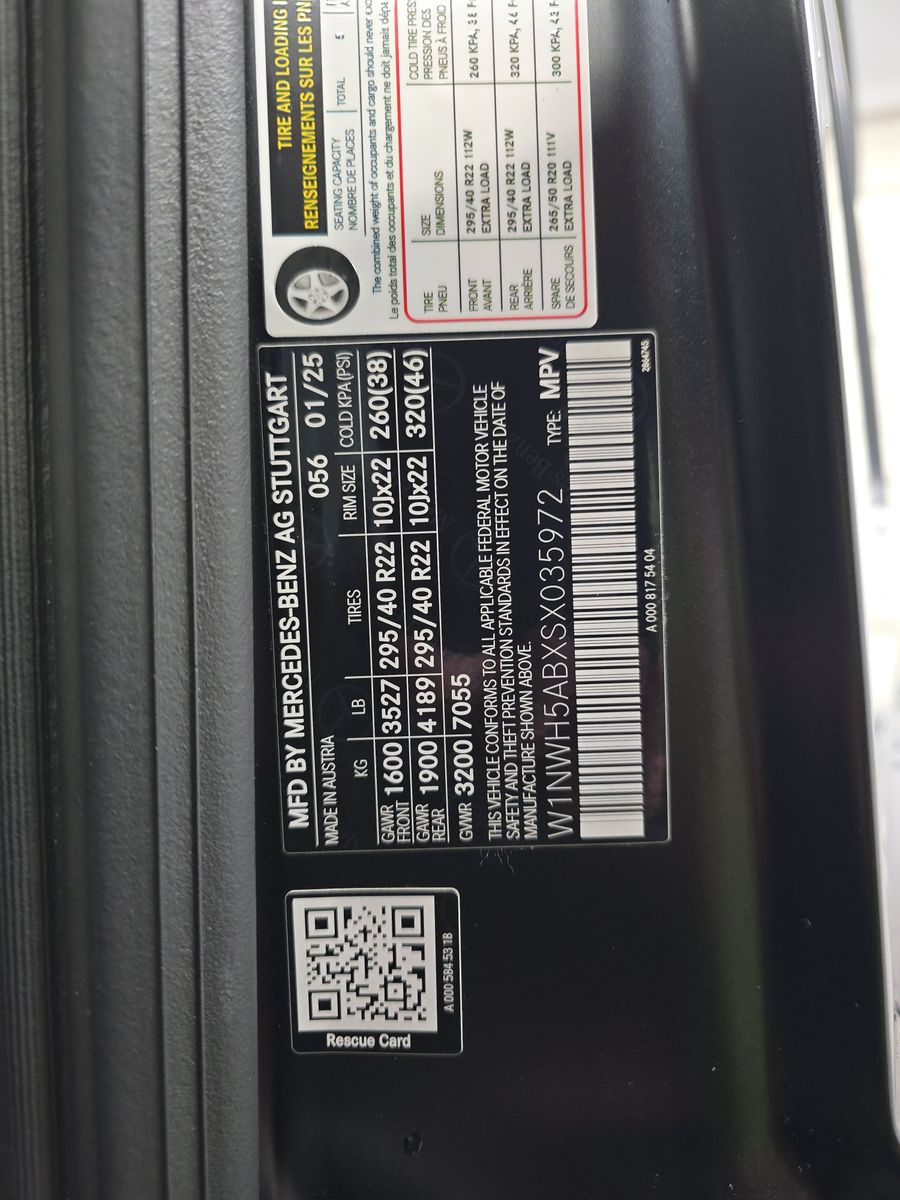 2025 Mercedes-Benz G-Class AMG G 63 AWD