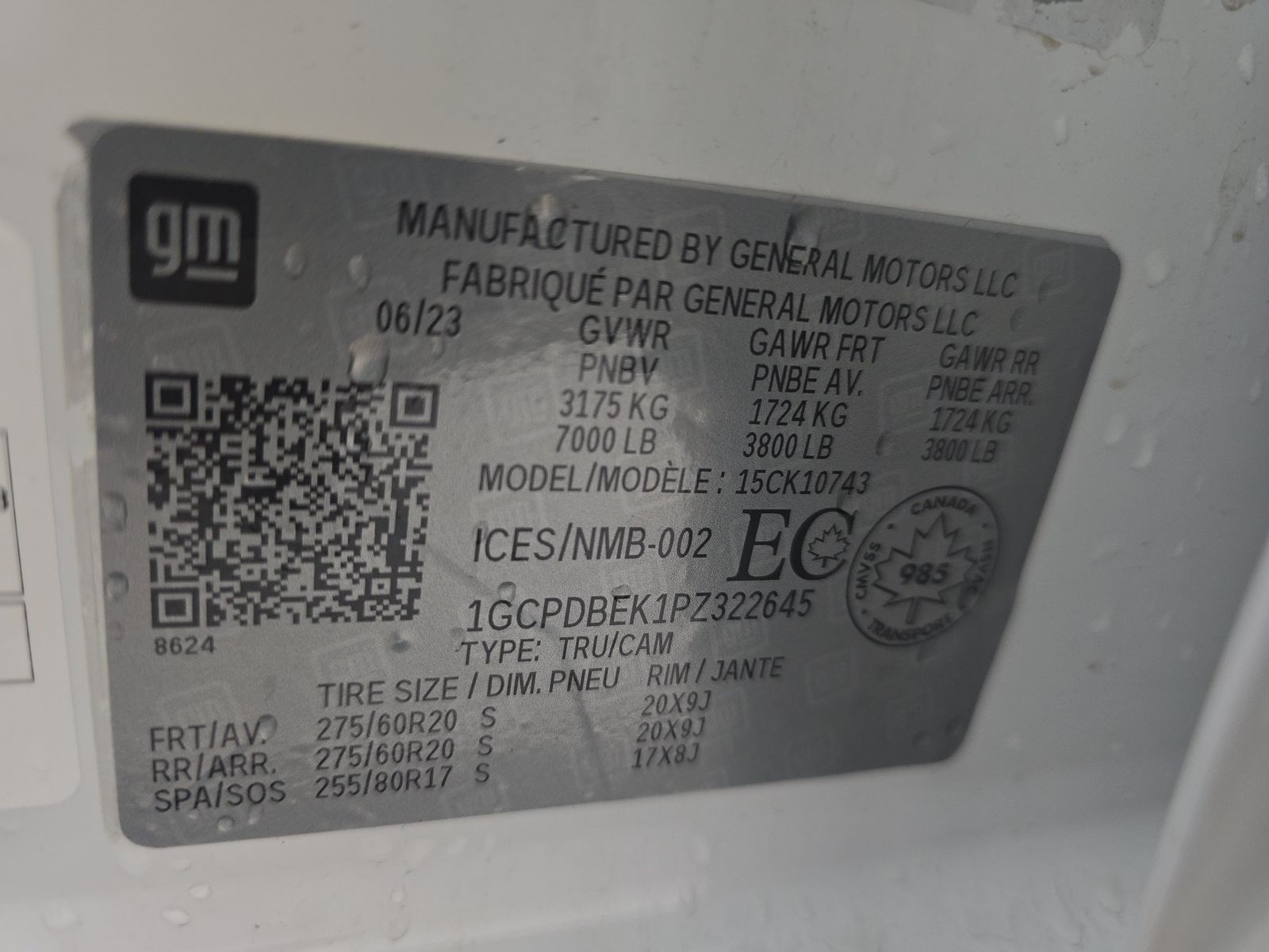 2023 Chevrolet Silverado 1500 Custom AWD