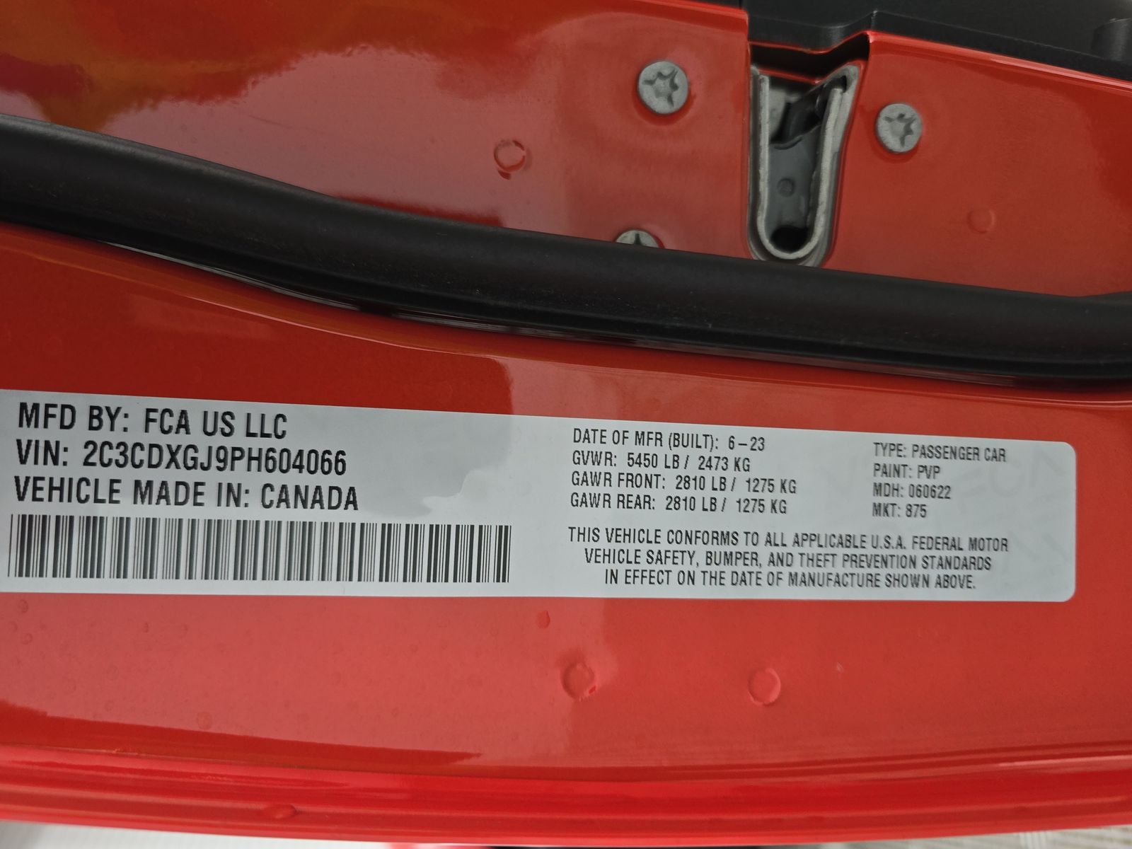 2023 Dodge Charger Scat Pack RWD