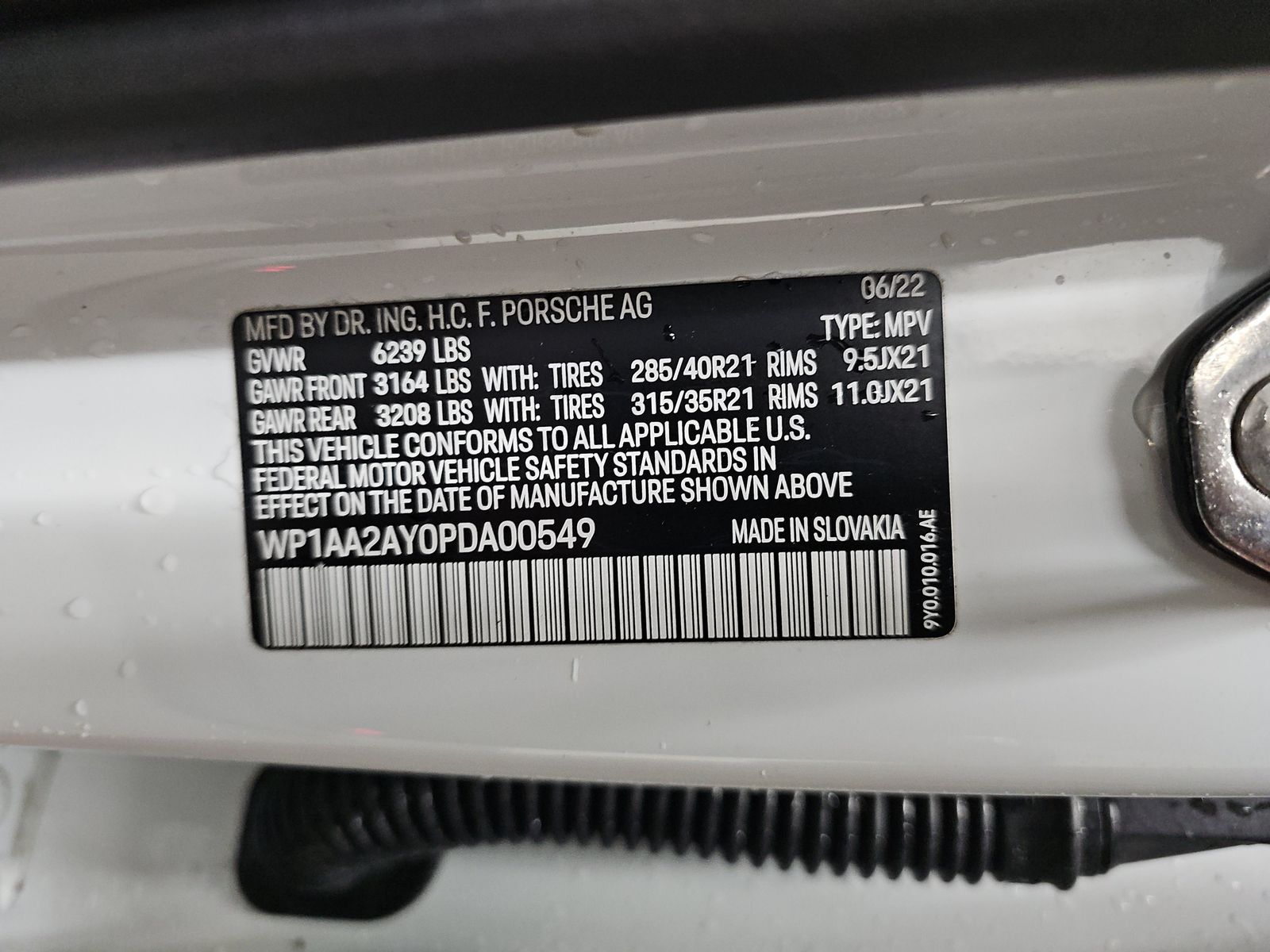 2023 Porsche Cayenne Platinum Edition AWD