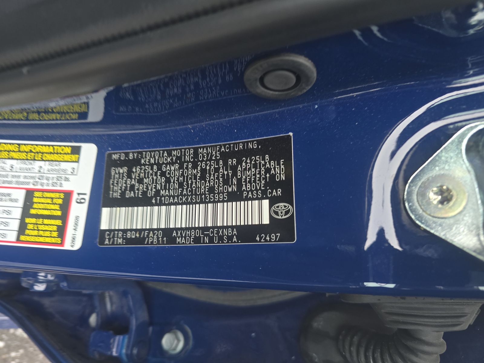 2025 Toyota Camry LE FWD