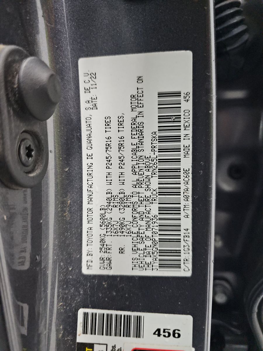 2023 Toyota Tacoma SR RWD