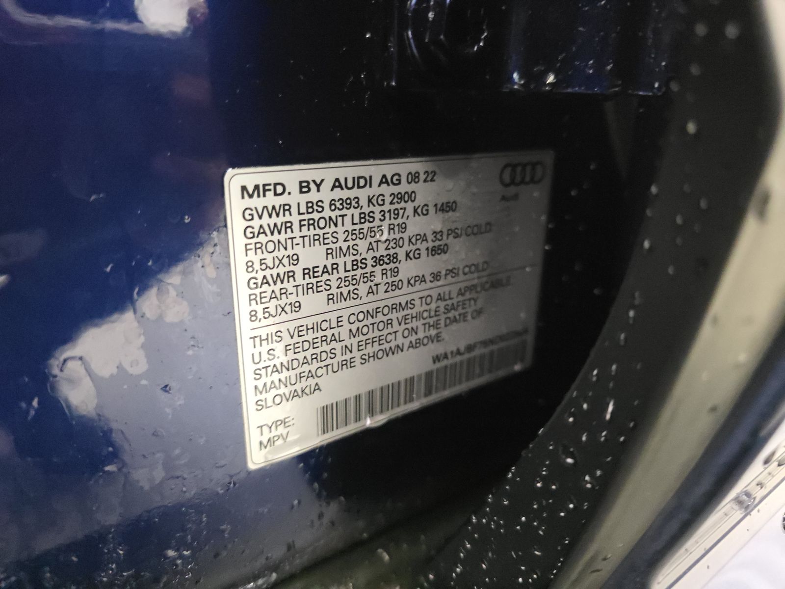 2022 Audi Q7 Premium AWD