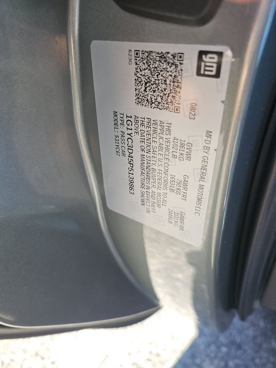 2023 Chevrolet Corvette Stingray RWD