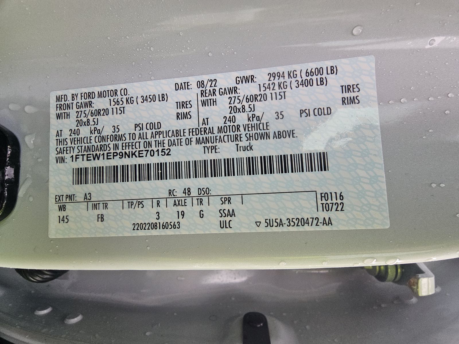 2022 Ford F-150 XLT AWD