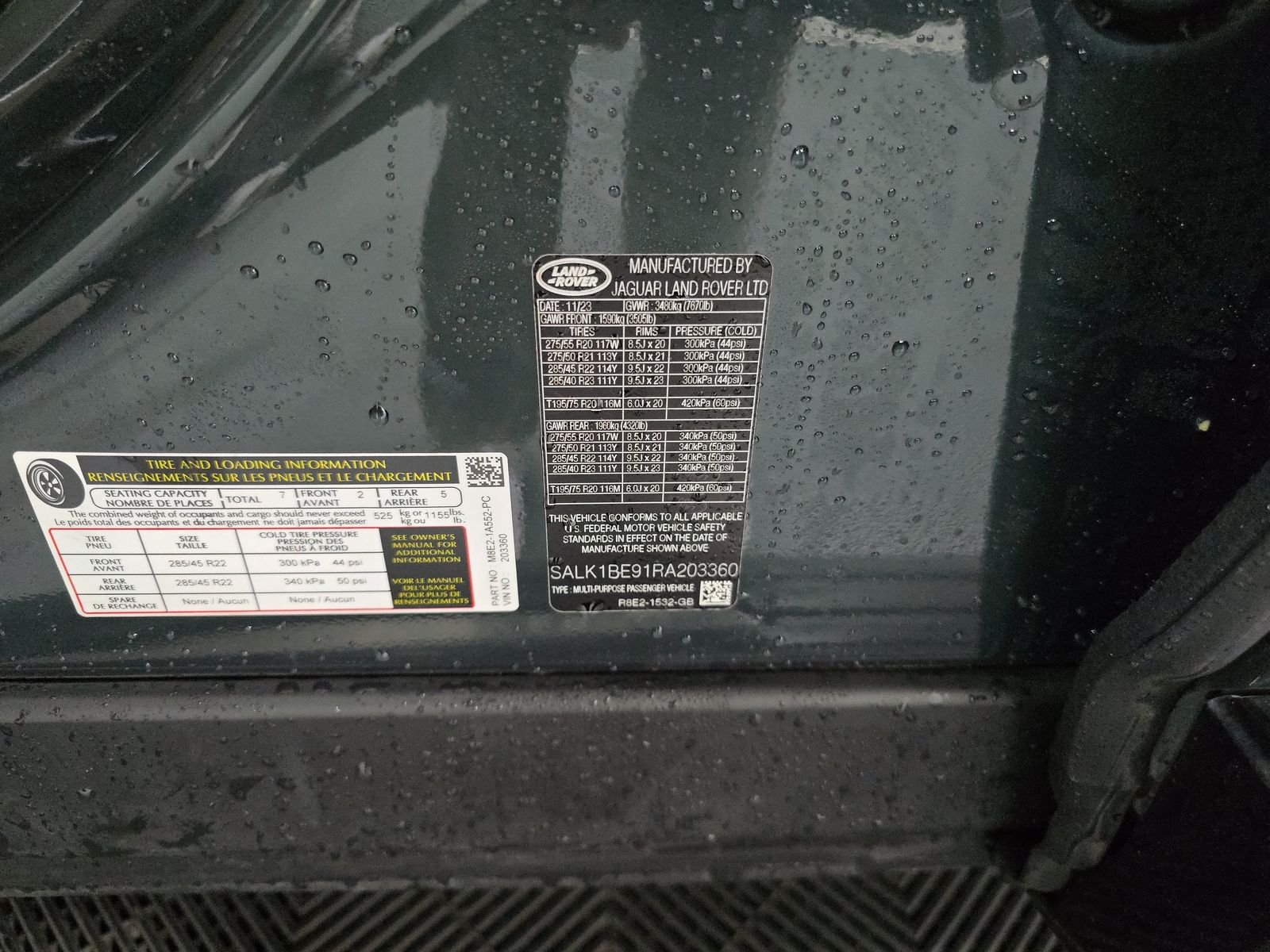 2024 Land Rover Range Rover Autobiography LWB AWD