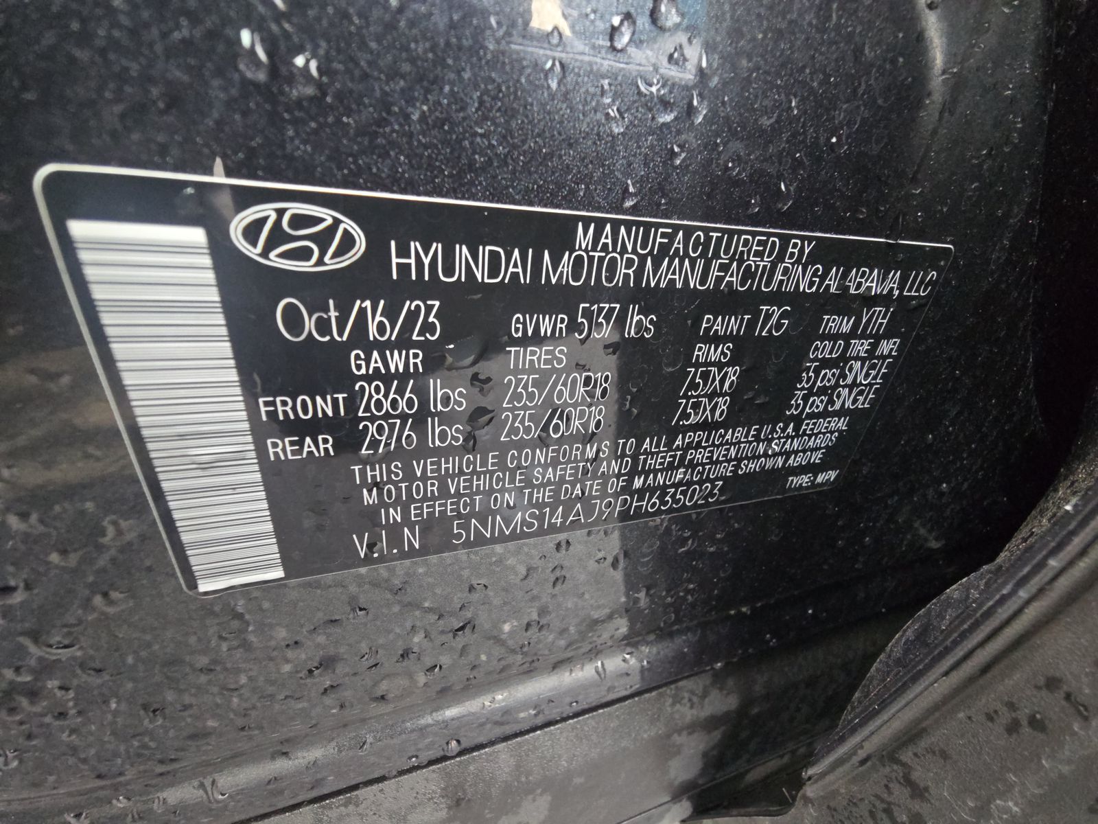 2023 Hyundai Santa Fe SE FWD