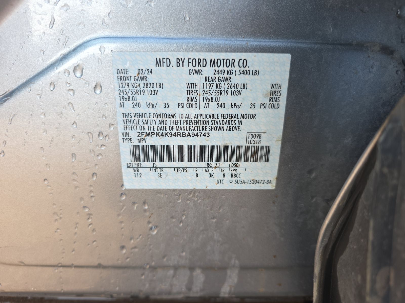 2024 Ford Edge Titanium AWD