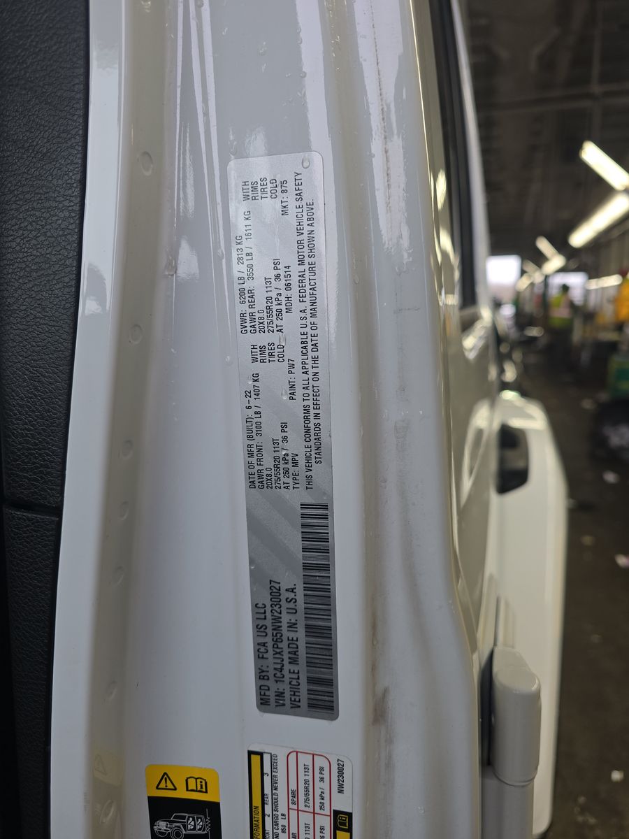 2022 Jeep Wrangler Unlimited 4xe Sahara AWD