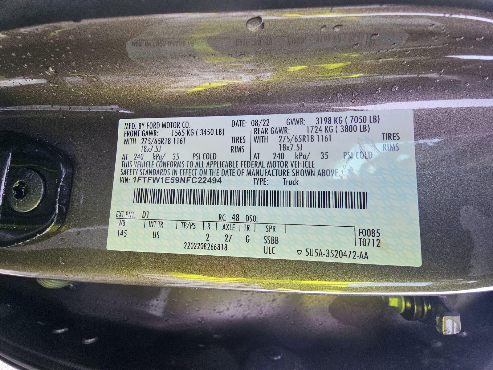 2022 Ford F-150 XLT AWD