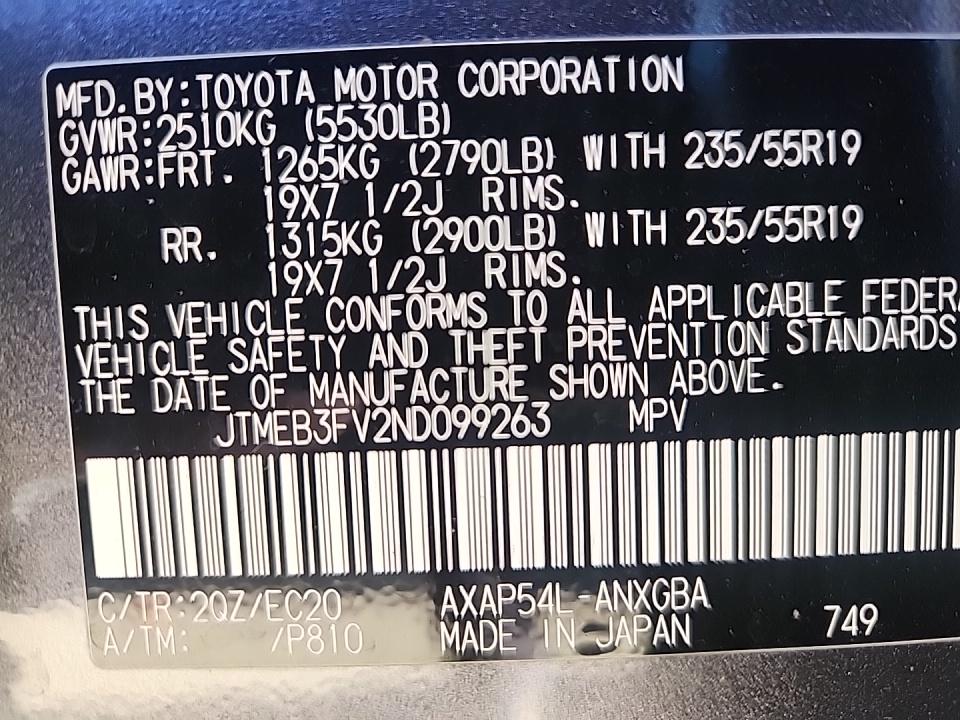 2022 Toyota RAV4 Prime XSE AWD