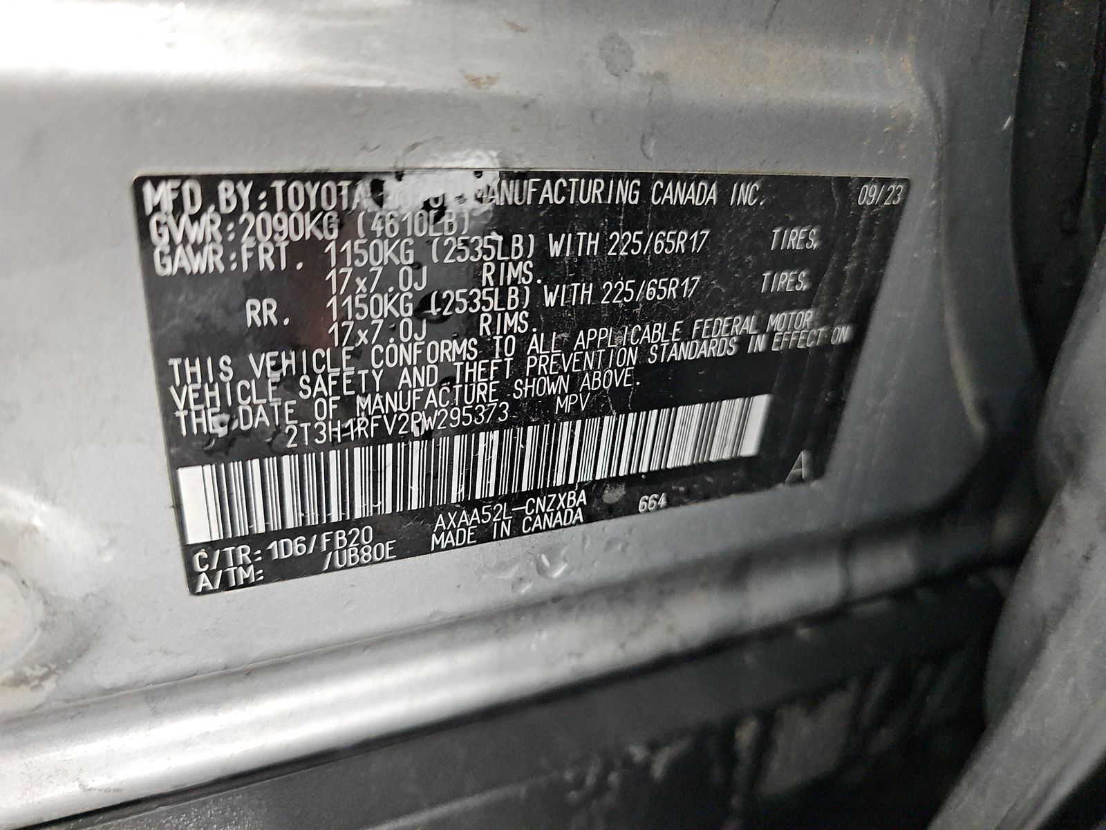 2023 Toyota RAV4 LE FWD