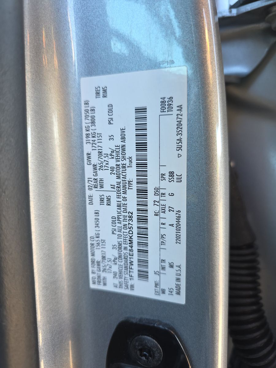 2021 Ford F-150 XLT AWD