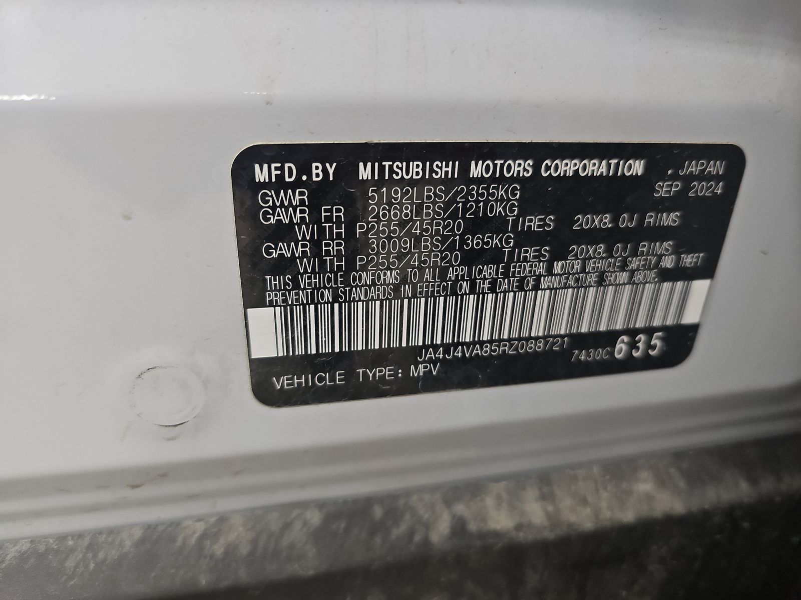 2024 Mitsubishi Outlander SE AWD