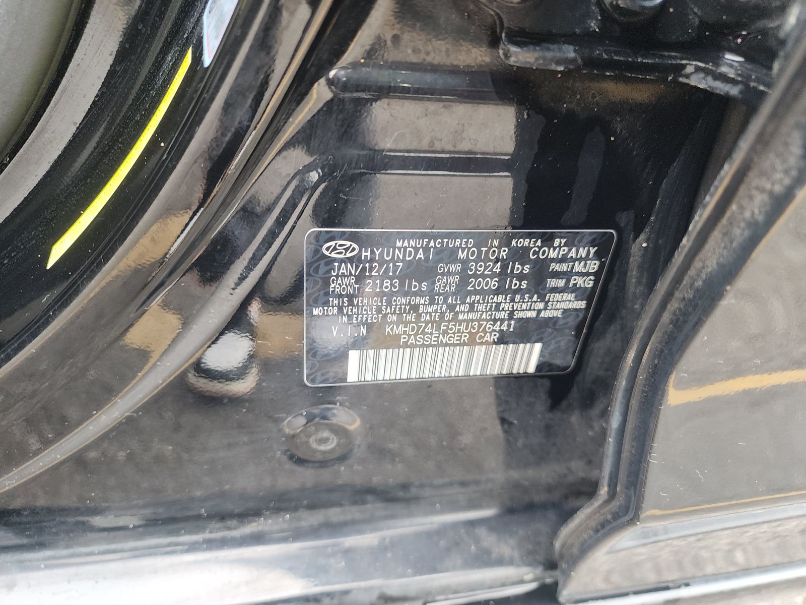 2017 Hyundai Elantra SE FWD