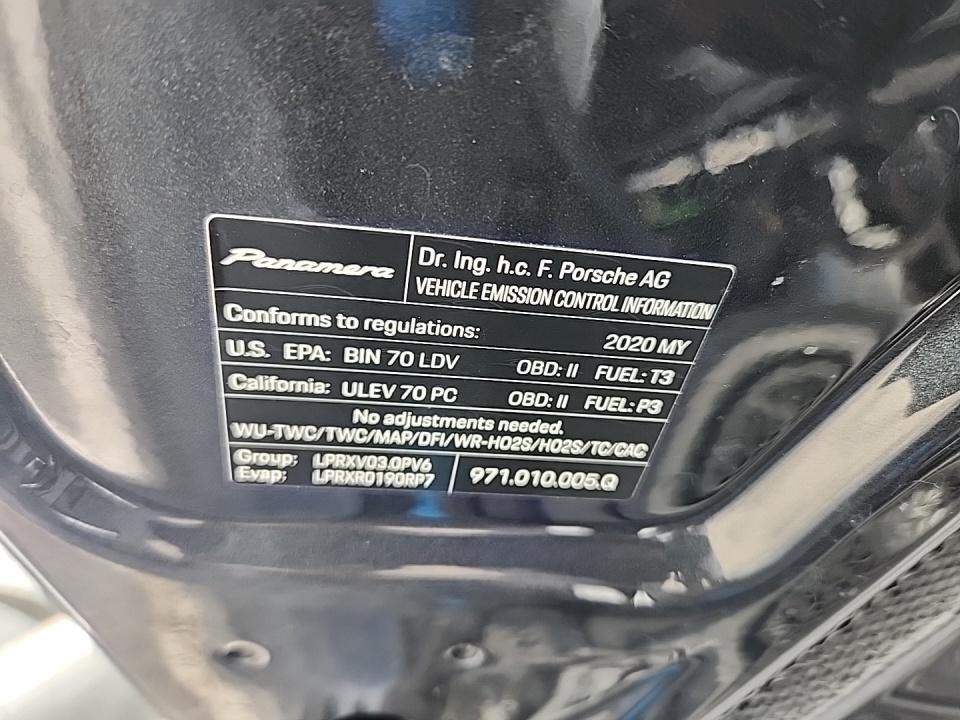 2020 Porsche Panamera 10 Years Edition RWD
