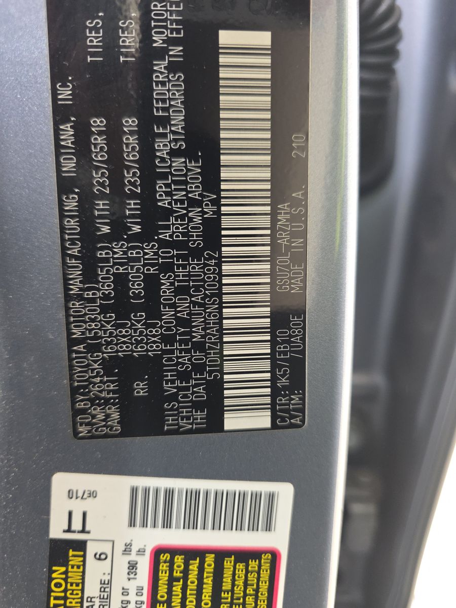 2022 Toyota Highlander XLE FWD