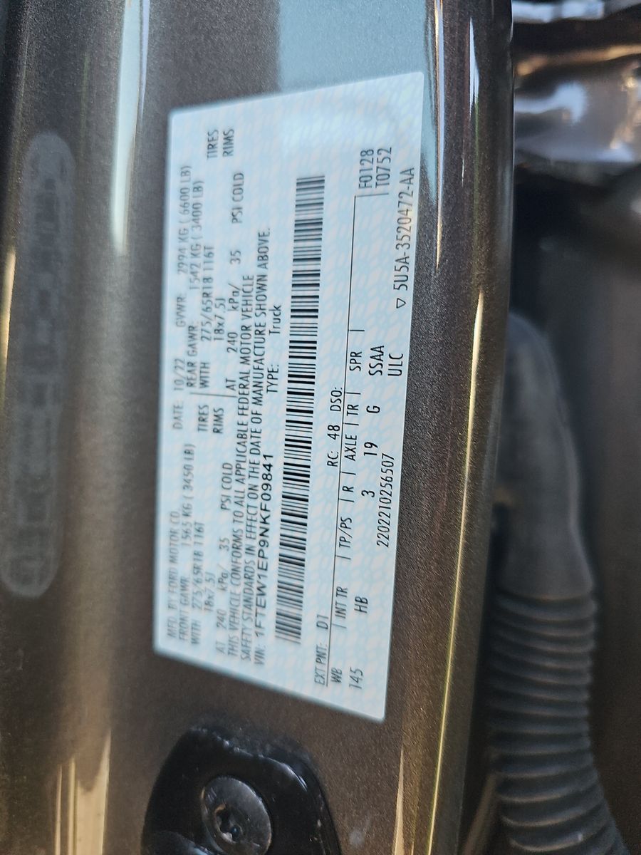 2022 Ford F-150 Lariat AWD