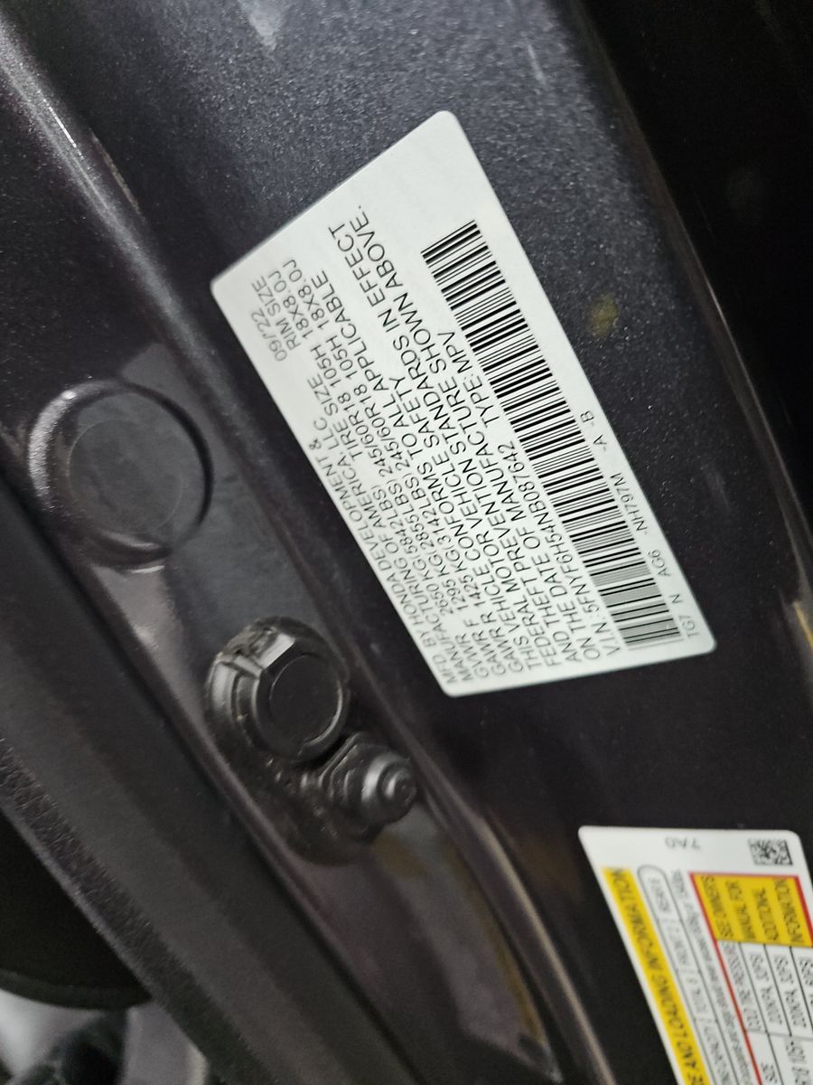 2022 Honda Pilot EX-L AWD