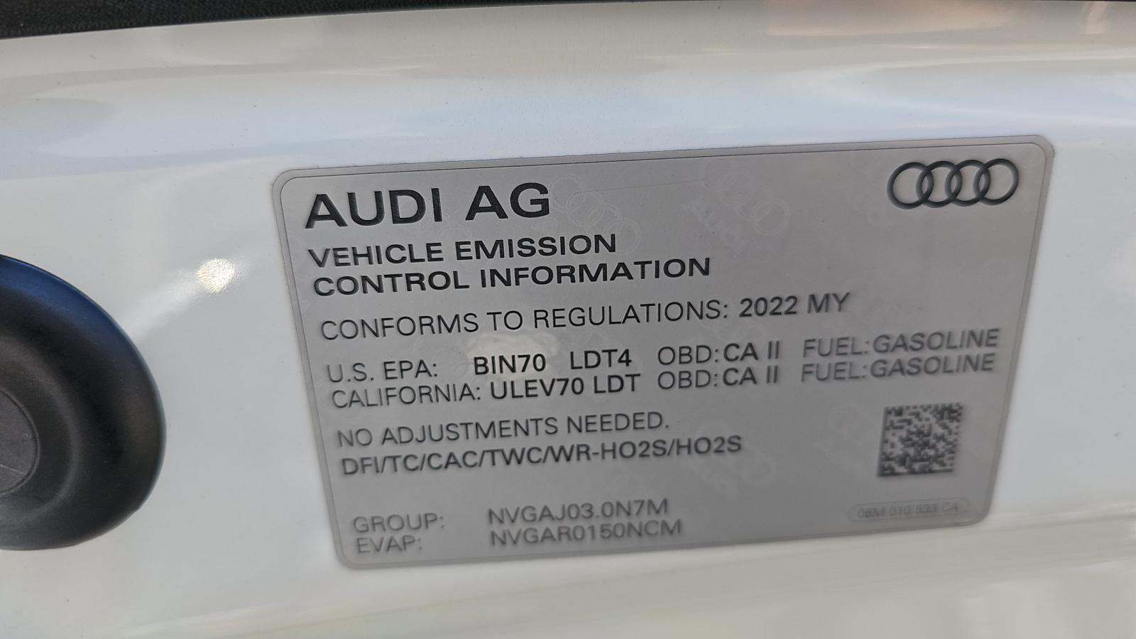 2022 Audi Q8 Premium AWD
