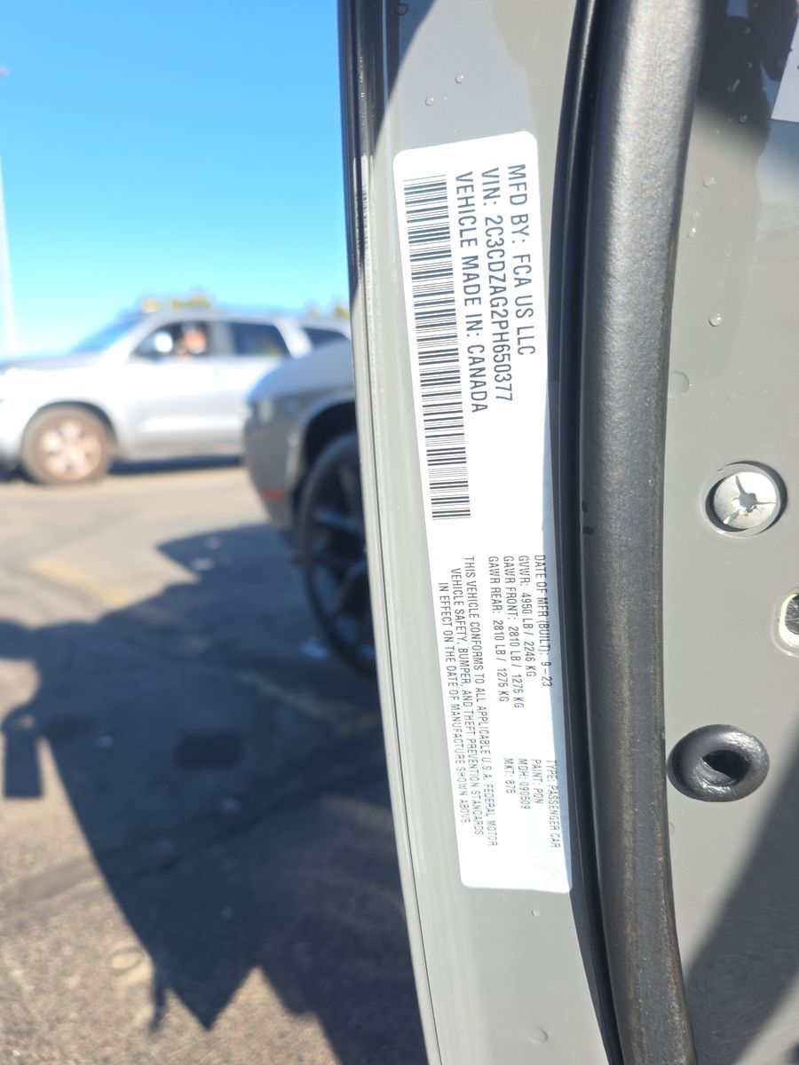 2023 Dodge Challenger SXT RWD