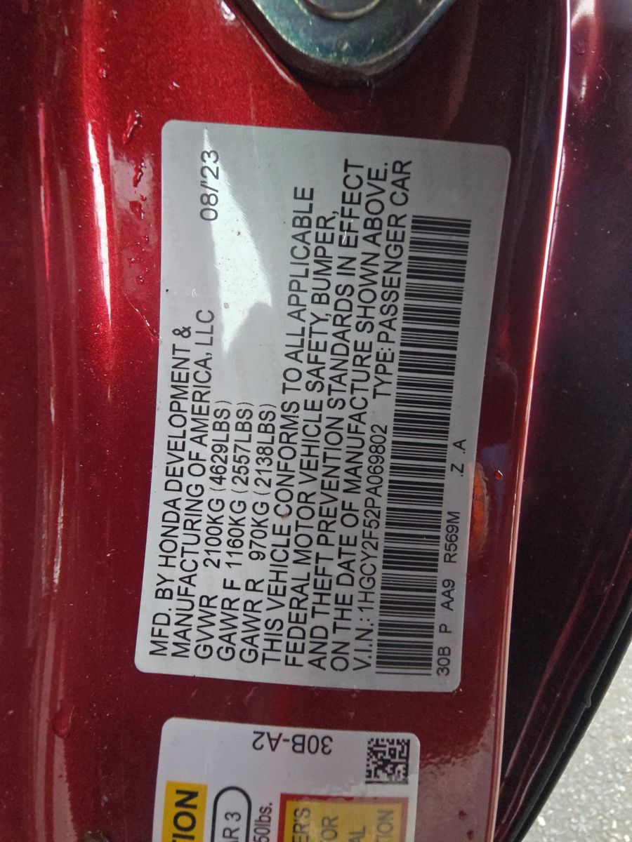 2023 Honda Accord Hybrid Sport FWD