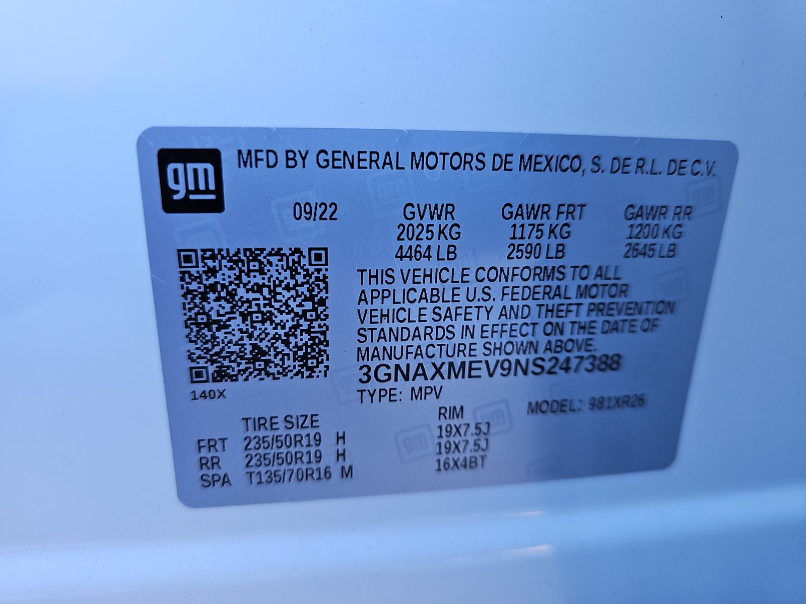 2022 Chevrolet Equinox RS FWD