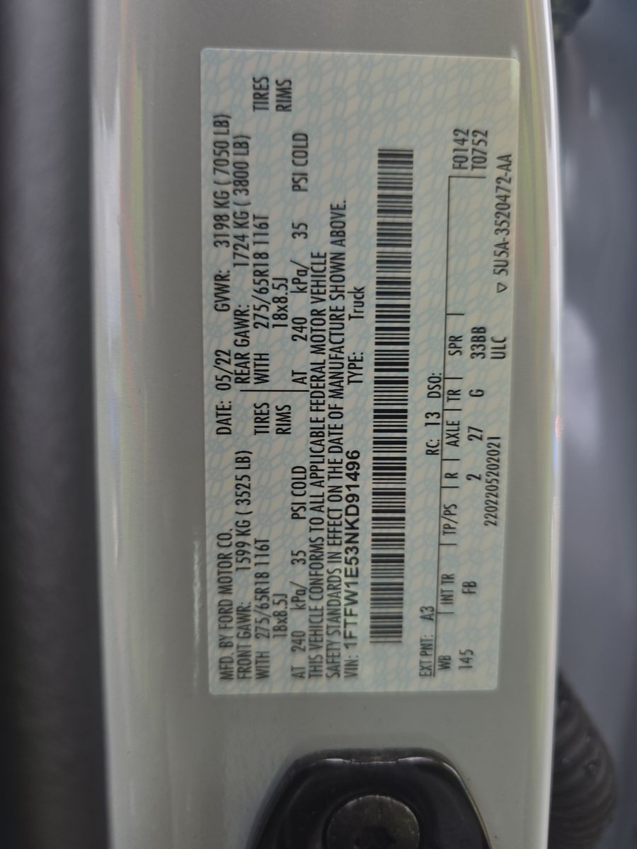 2022 Ford F-150 XLT AWD