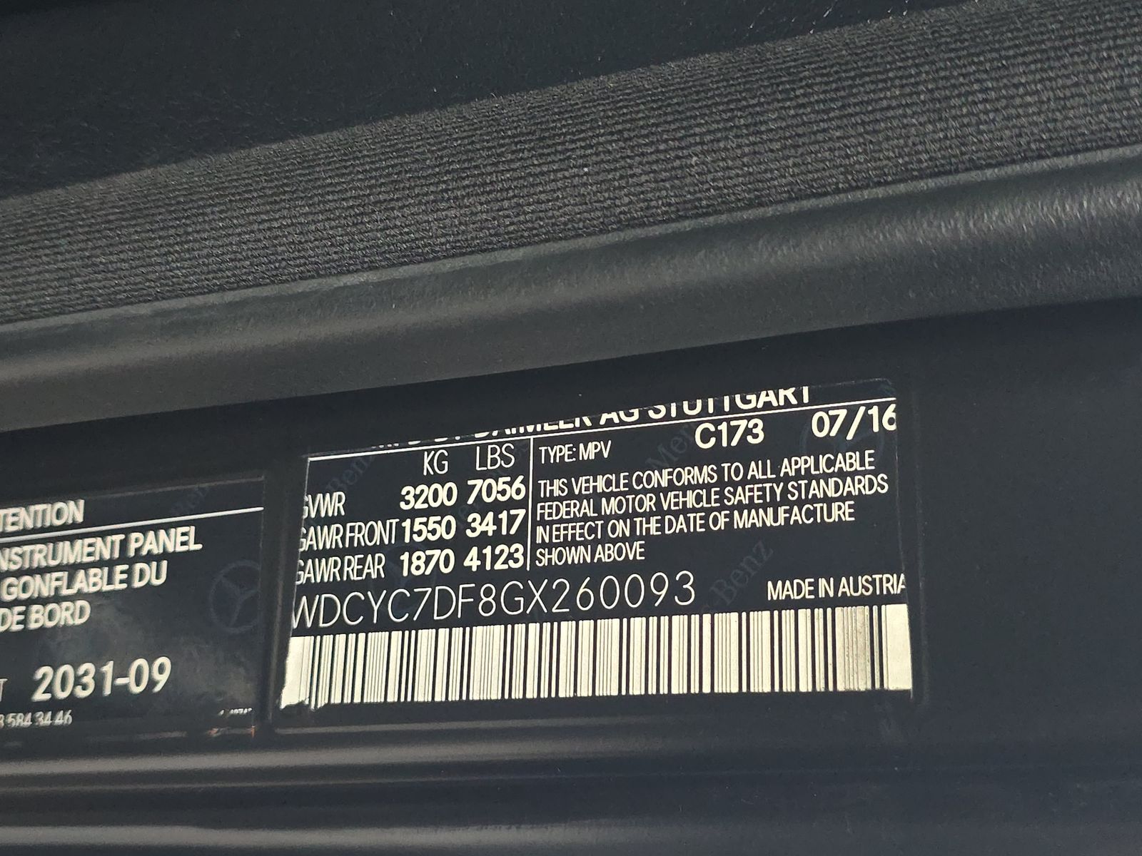 2016 Mercedes-Benz G-Class AMG G 63 AWD