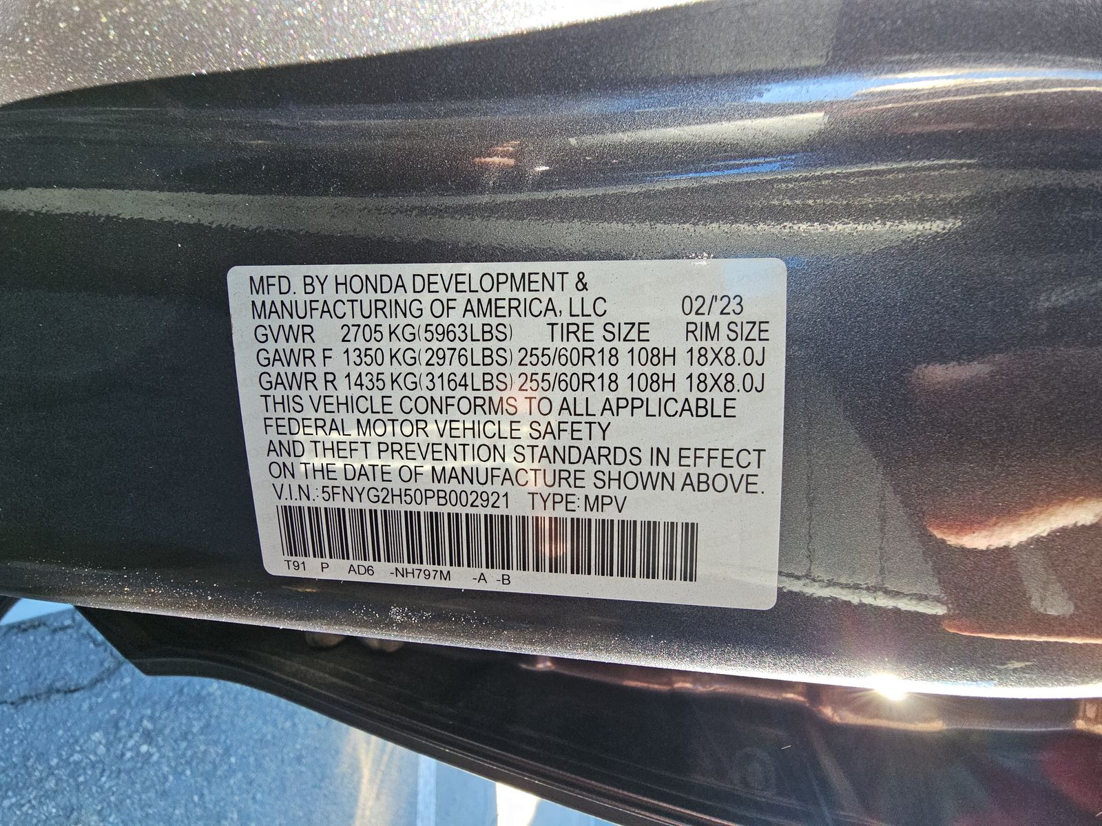 2023 Honda Pilot EX-L FWD