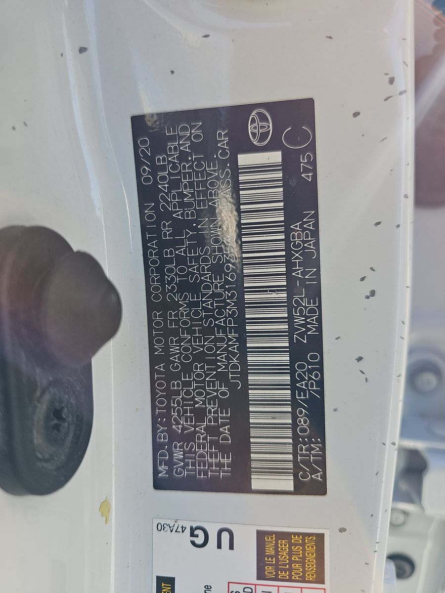 2021 Toyota Prius Prime XLE FWD