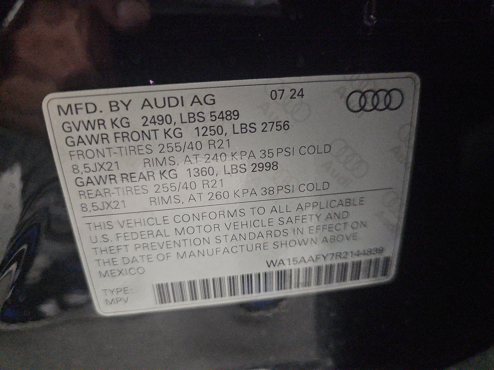 2024 Audi Q5 S line Premium Plus AWD