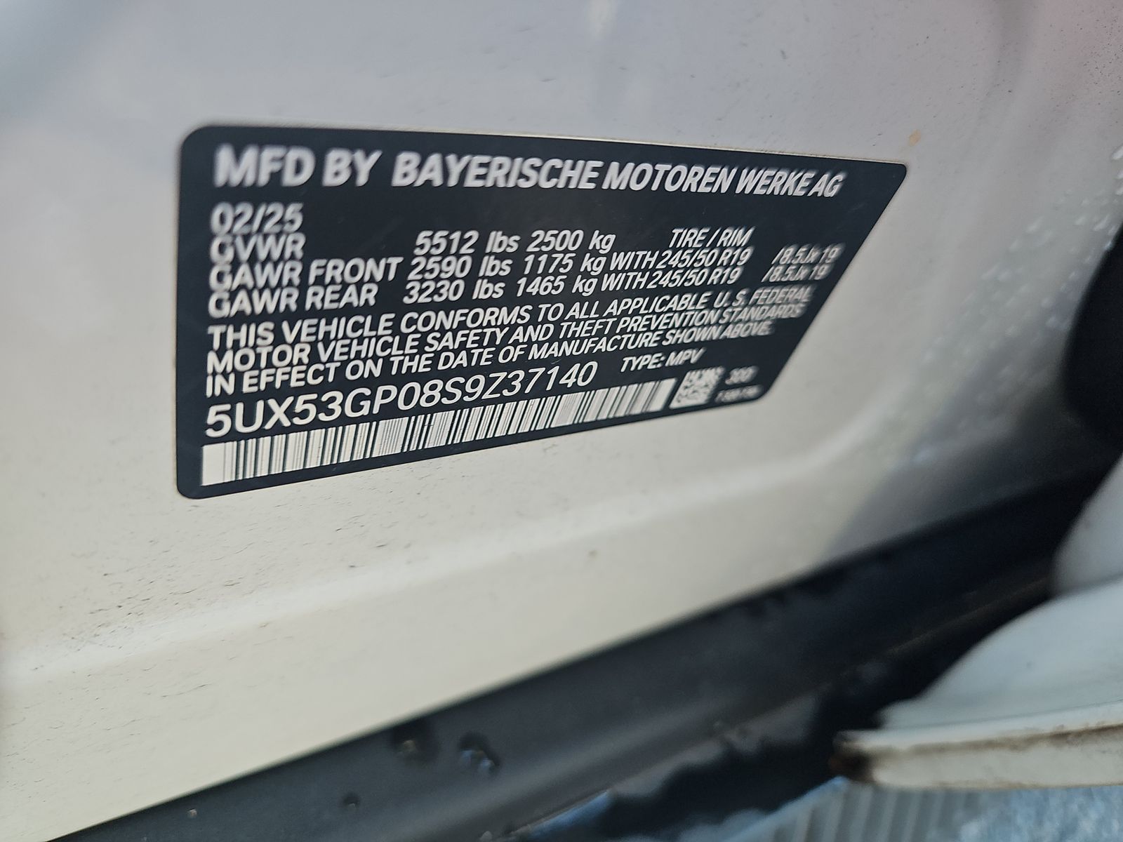 2025 BMW X3 xDrive30i AWD