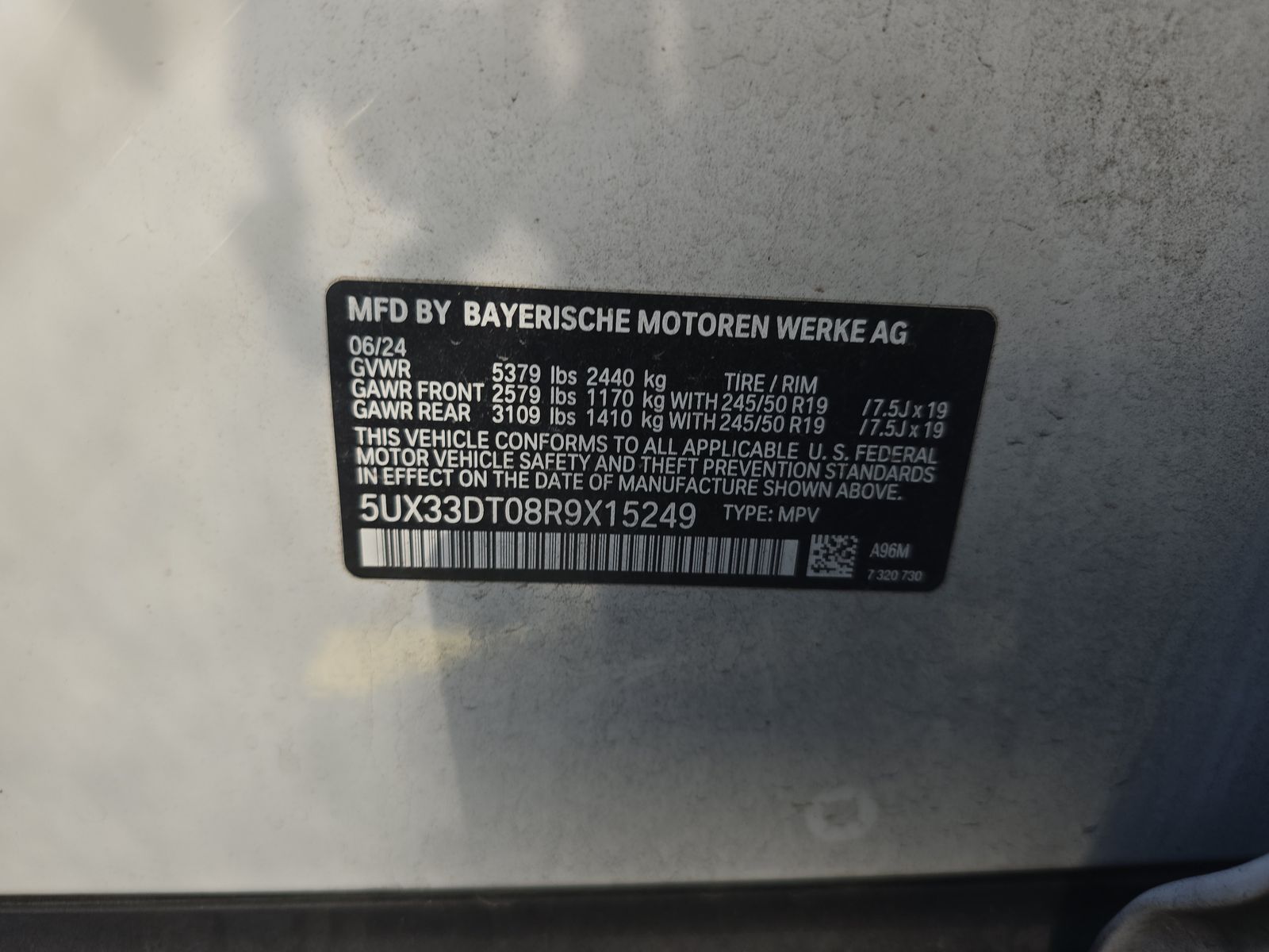 2024 BMW X4 xDrive30i AWD